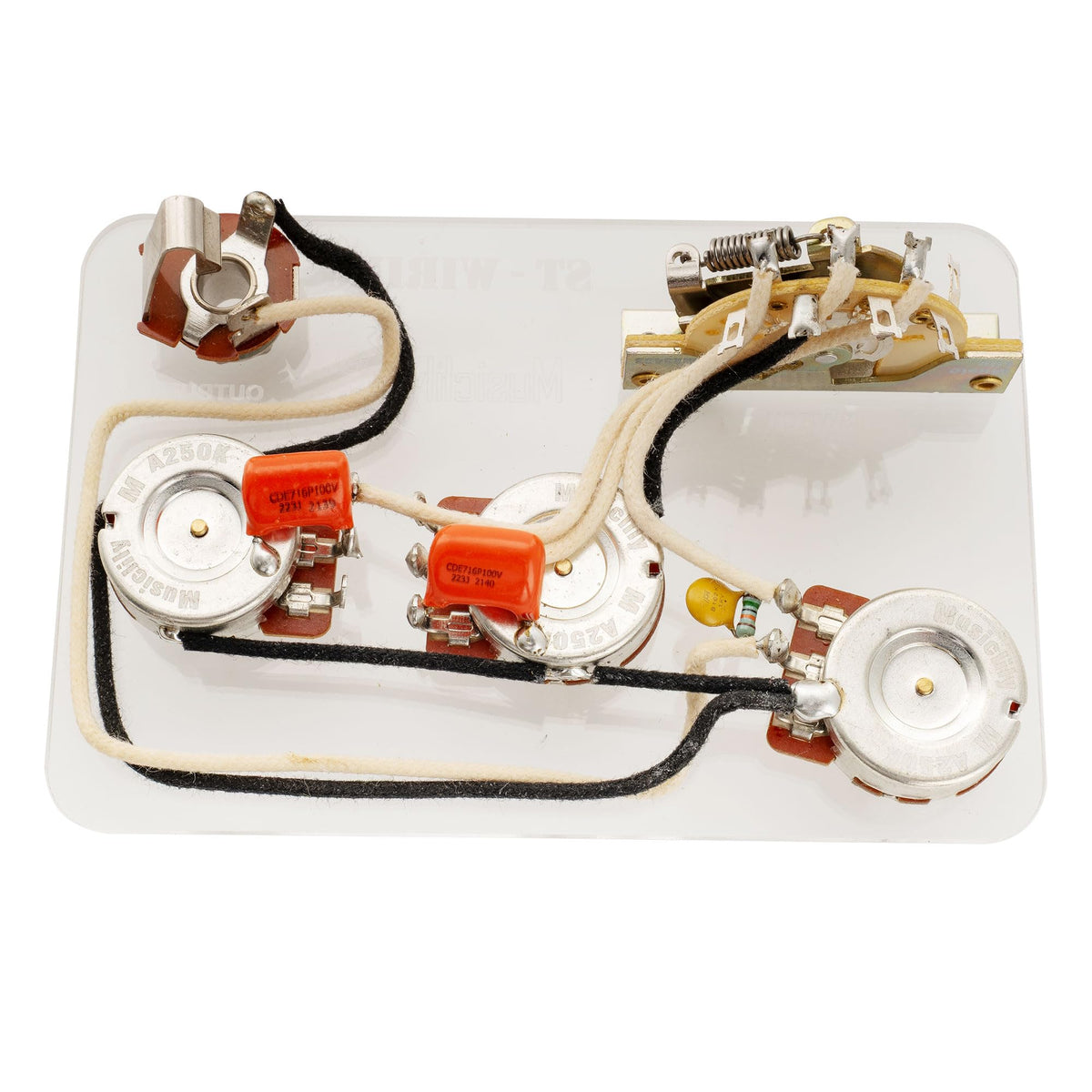 Musiclily Pro Electric Guitar Auto-Split Pre-wired Wiring Harness Upgrade