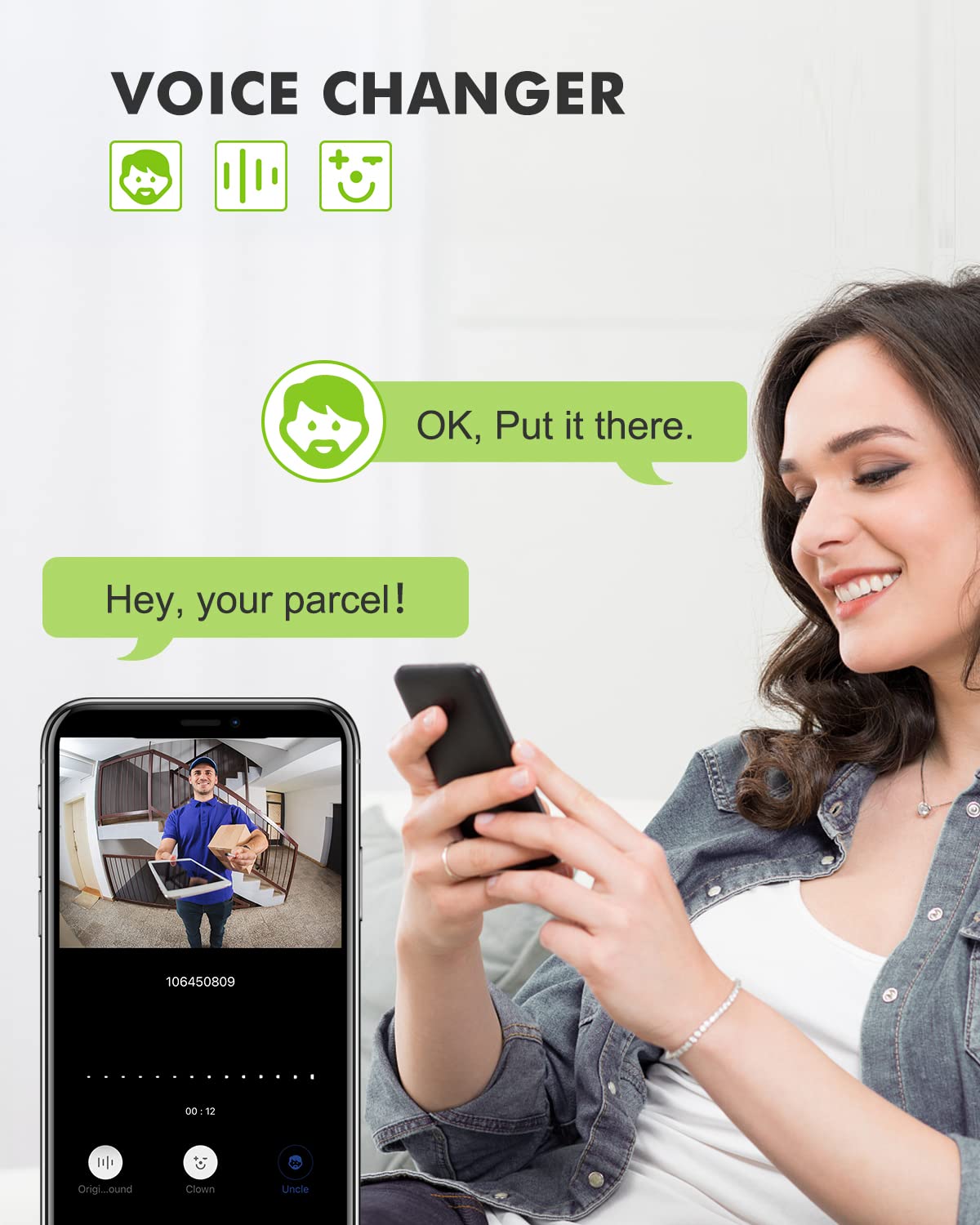 MUBVIEW Doorbell Camera Wireless with Chime,1080P Battery Video Doorbell