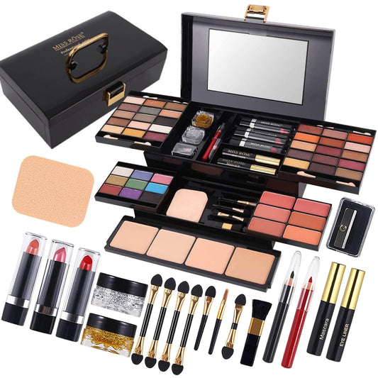 MISS ROSE M 58 Color Professional Makeup pallet, Makeup Kit for Women Full Kit, All In One Make up Kit Set, Makeup Gift Set for women girls (331Y)