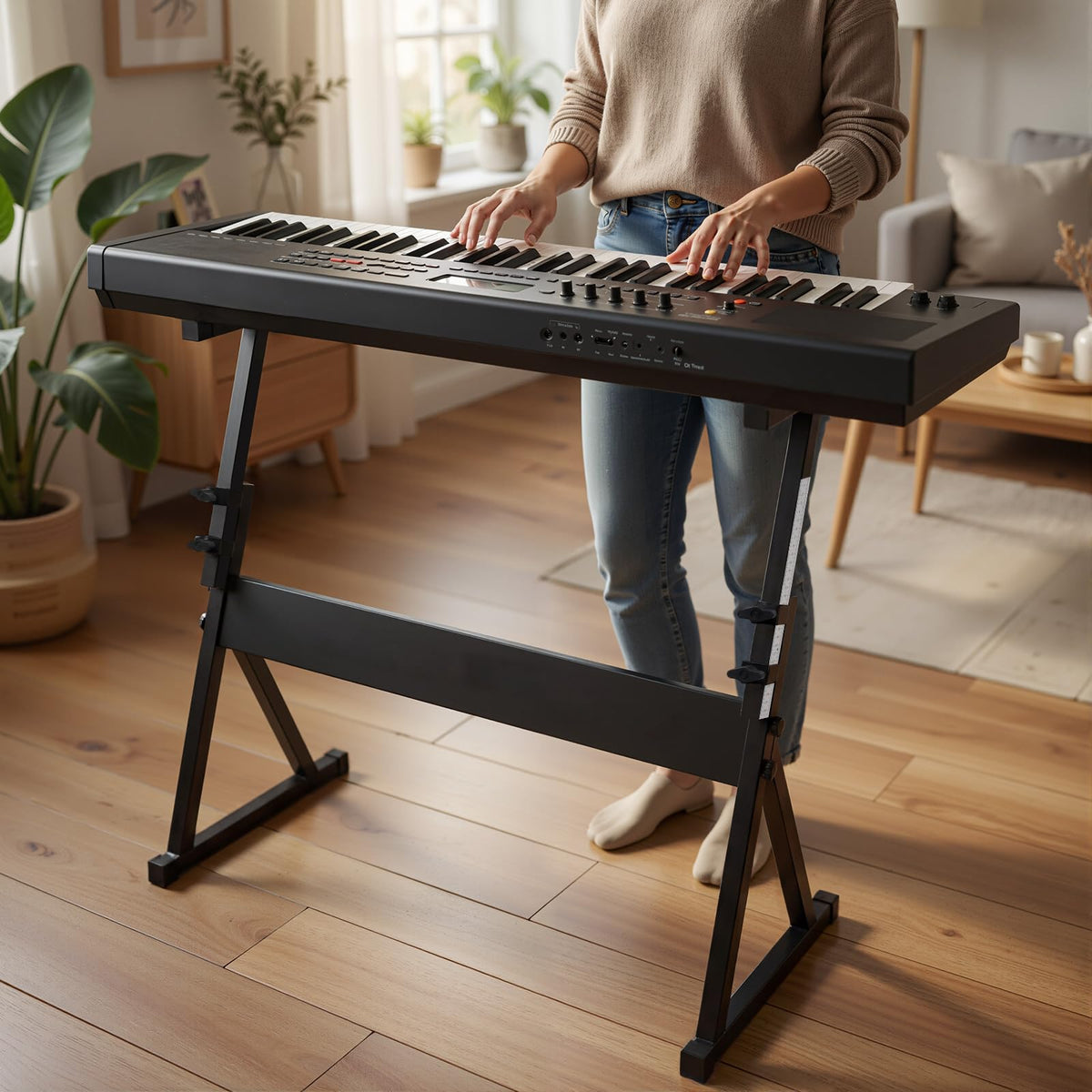 tipatyard Adjustable Z Style Keyboard Stand