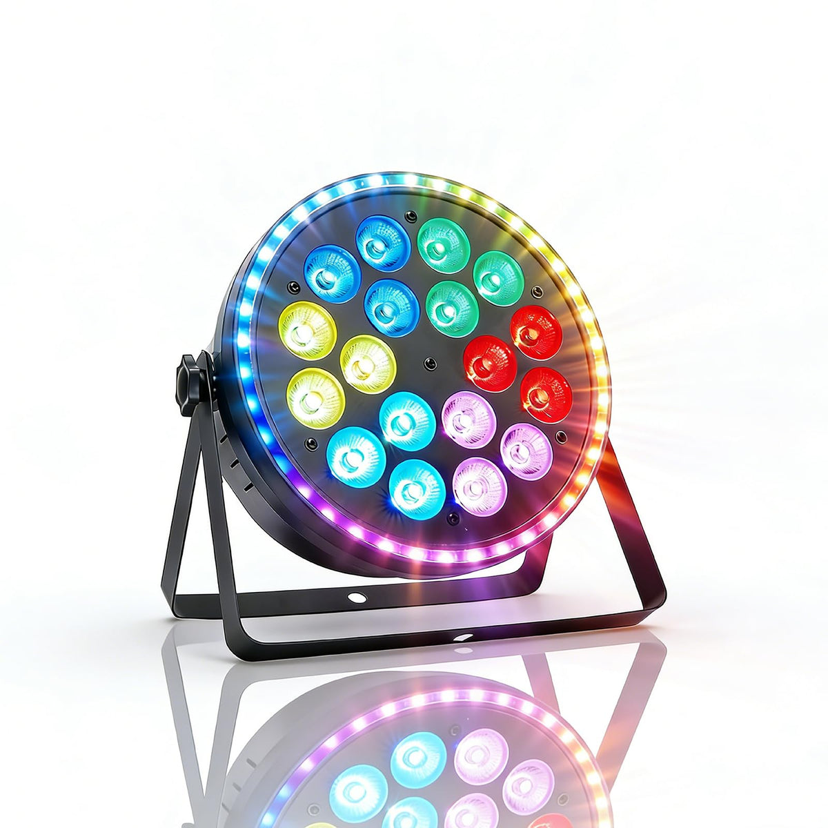 18 LED Par Light RGB Stage Light DMX512 Remote Control for DJ Stage Light