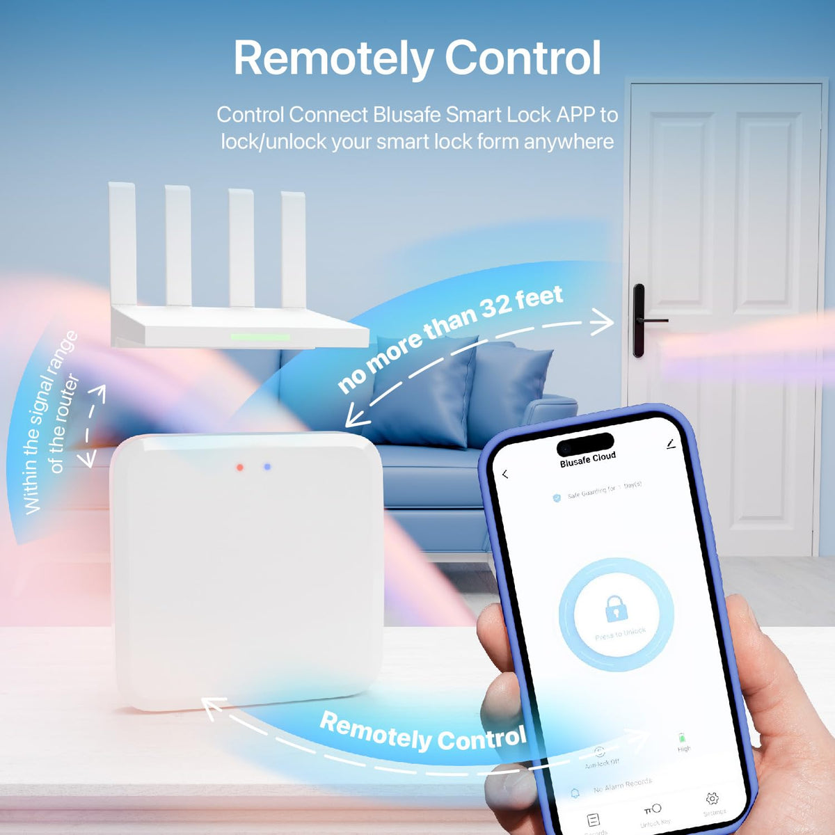 TUYA WiFi Gateway for Smart Lock Ring Doorbell Fingerprint Deadbolt