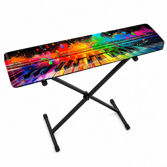 Nuxovilar Ink Splash Keyboard Cover Milk Silk 40x15.4 In