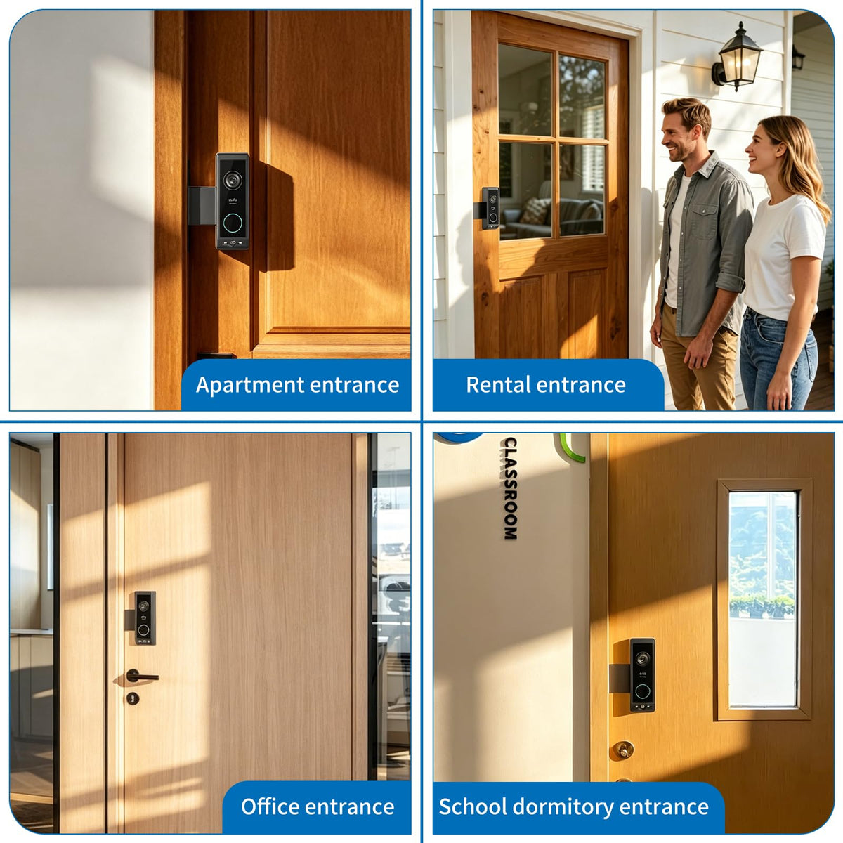 Eufy Doorbell Camera Mount, Anti-Theft Door Bell Kit for Eufy E340 Doorbell