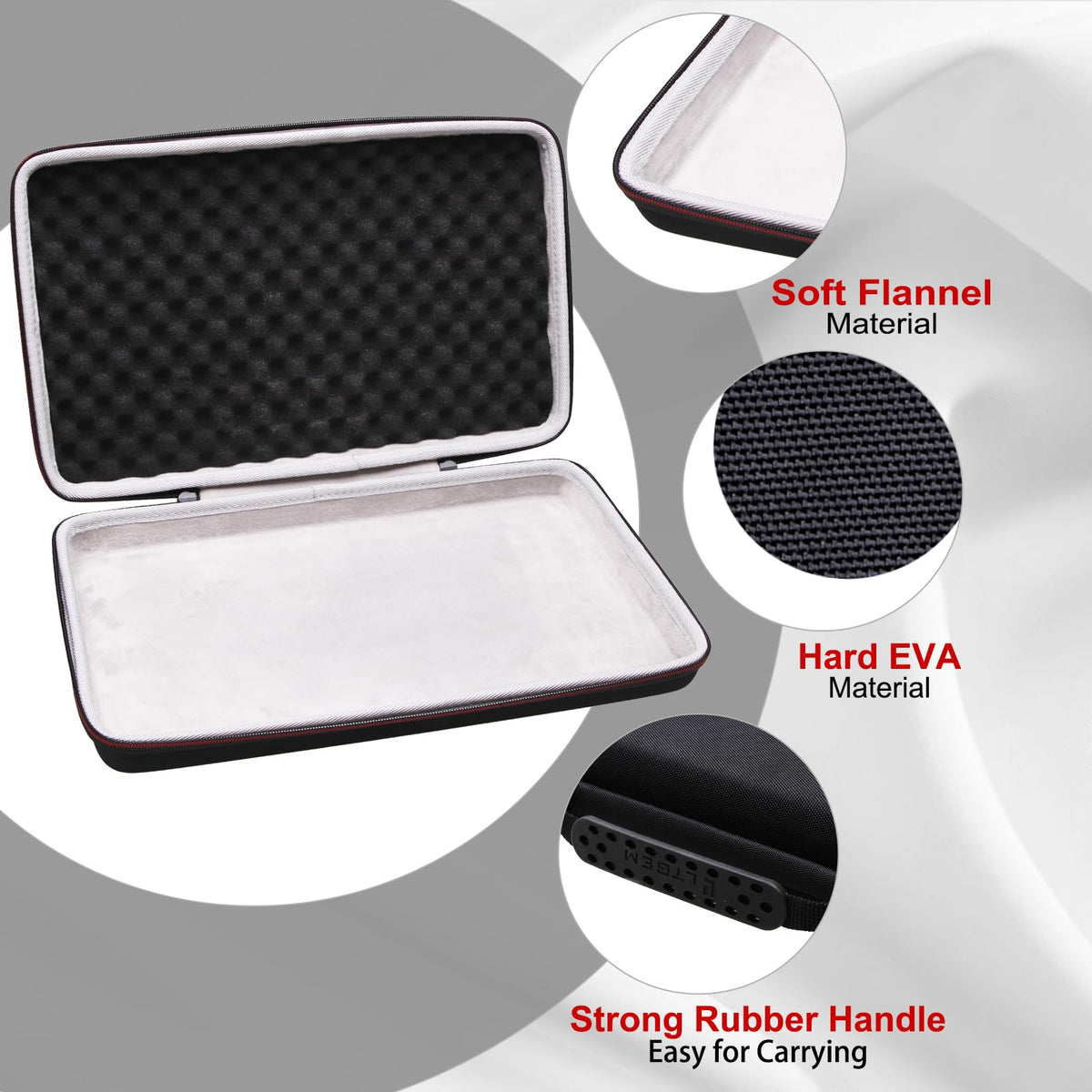 L LTGEM Controller Case - Hard Storage Travel Protective Carrying Bag