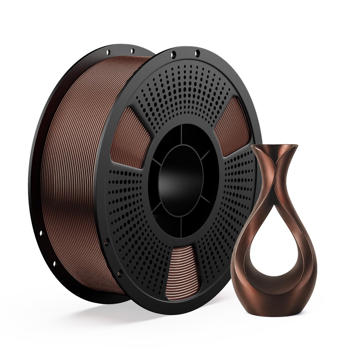 LEVEMAKER Metallic PETG 3D Printer Filament 1.75mm, 1kg Bronze