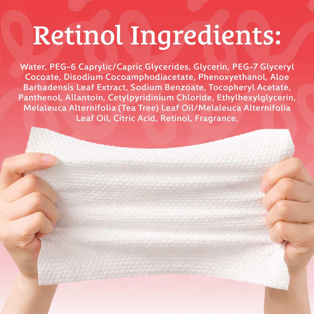 Body Prescription Makeup Cleansing Wipes - Gentle and Effective Face Wipes, 50 Count (Pack of 4), Retinol