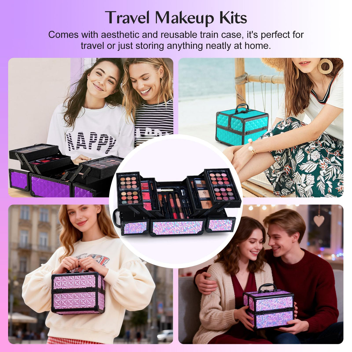 Color Nymph Makeup Kit for Teen Girls, Makeup Sets for Beginners
