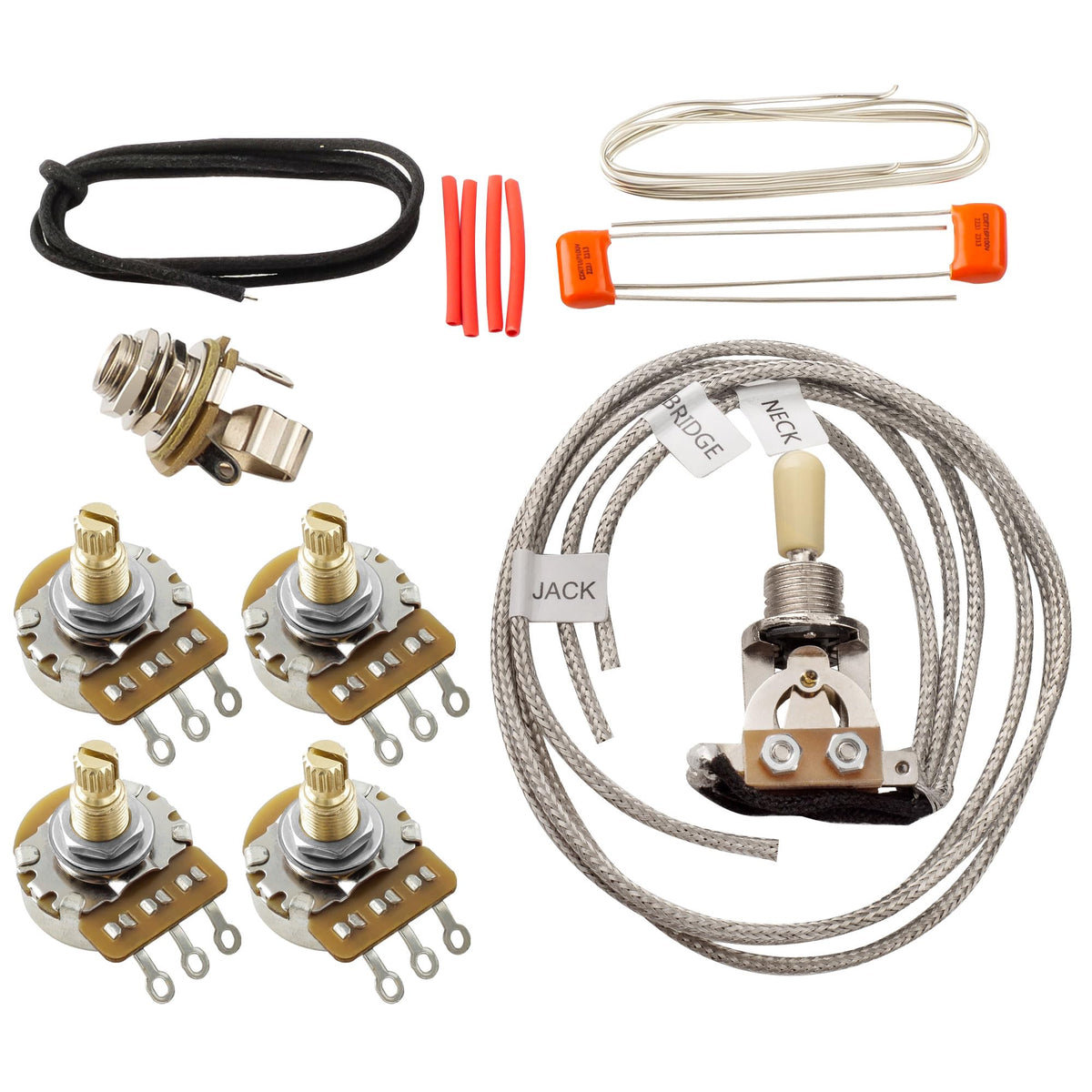 Musiclily Pro LP STD Modern 60s Pre-wired Wring Harness Kit Upgrade