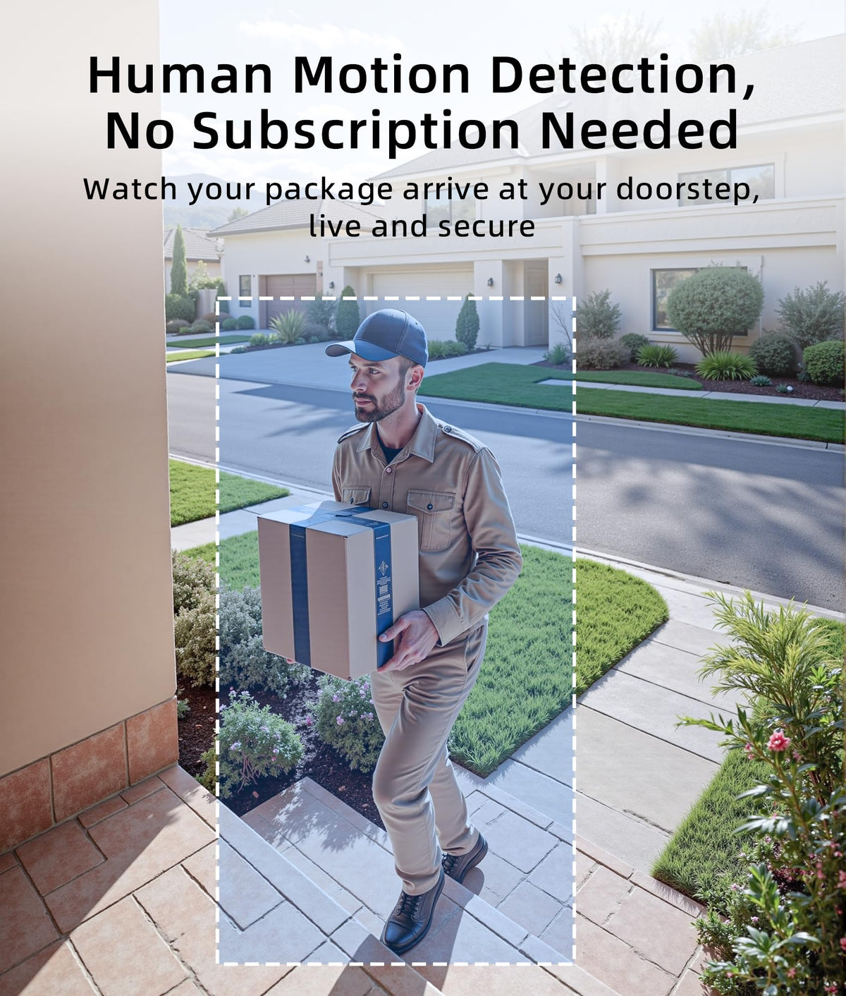 Andyssey Video Doorbell Camera Wireless 3MP HD, Free Human Motion Detection