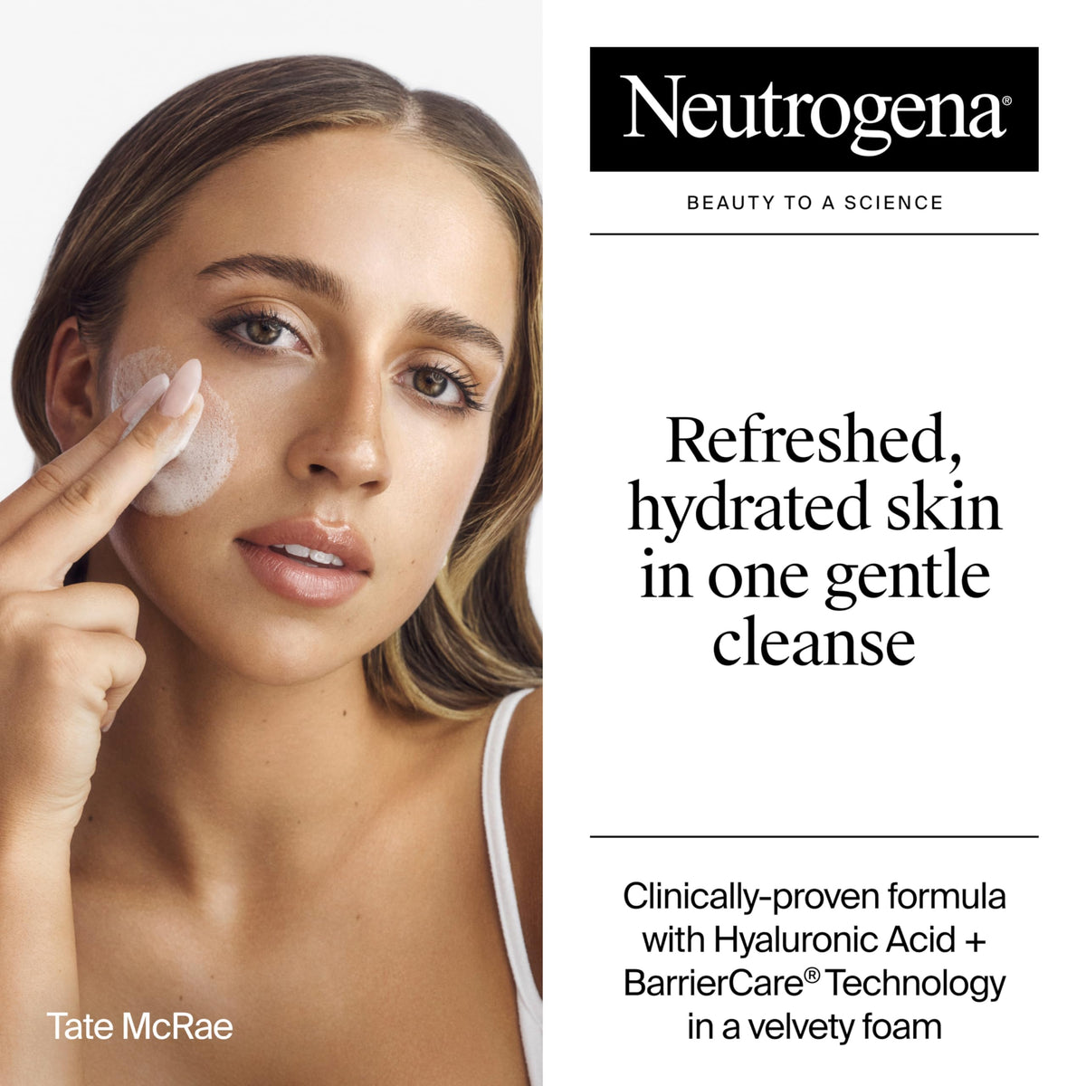 Neutrogena Hydro Boost Face Wash, Fragrance Free, 12 fl oz