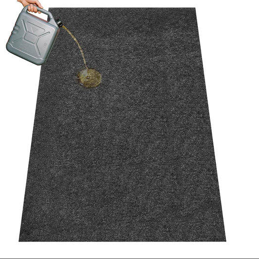 GlowShade Oil Spill Mat, 36 X 60 Inch Garage Floor Mat Under Car, Absorbent Oil Pads Drip Leak Mat with Weather Backing, Reusable, Washable, Non Slip, Protects Floor (1)