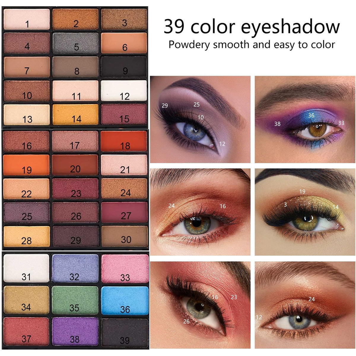 MISS ROSE M 58 Color Professional Makeup pallet, Makeup Kit for Women Full Kit, All In One Make up Kit Set, Makeup Gift Set for women girls (331Y)