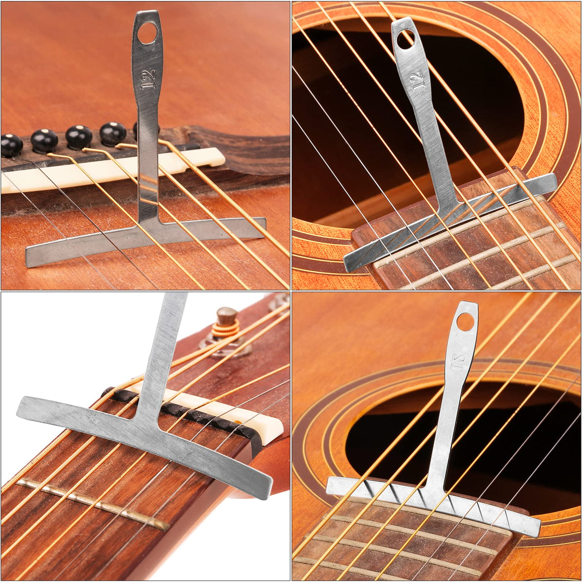 72PCS Guitar Tool Kit Repair Maintenance Accessories Guitar Parts Set with Carry Bag Guitar Care For Electric Acoustic Guitar Ukulele Bass Banjo
