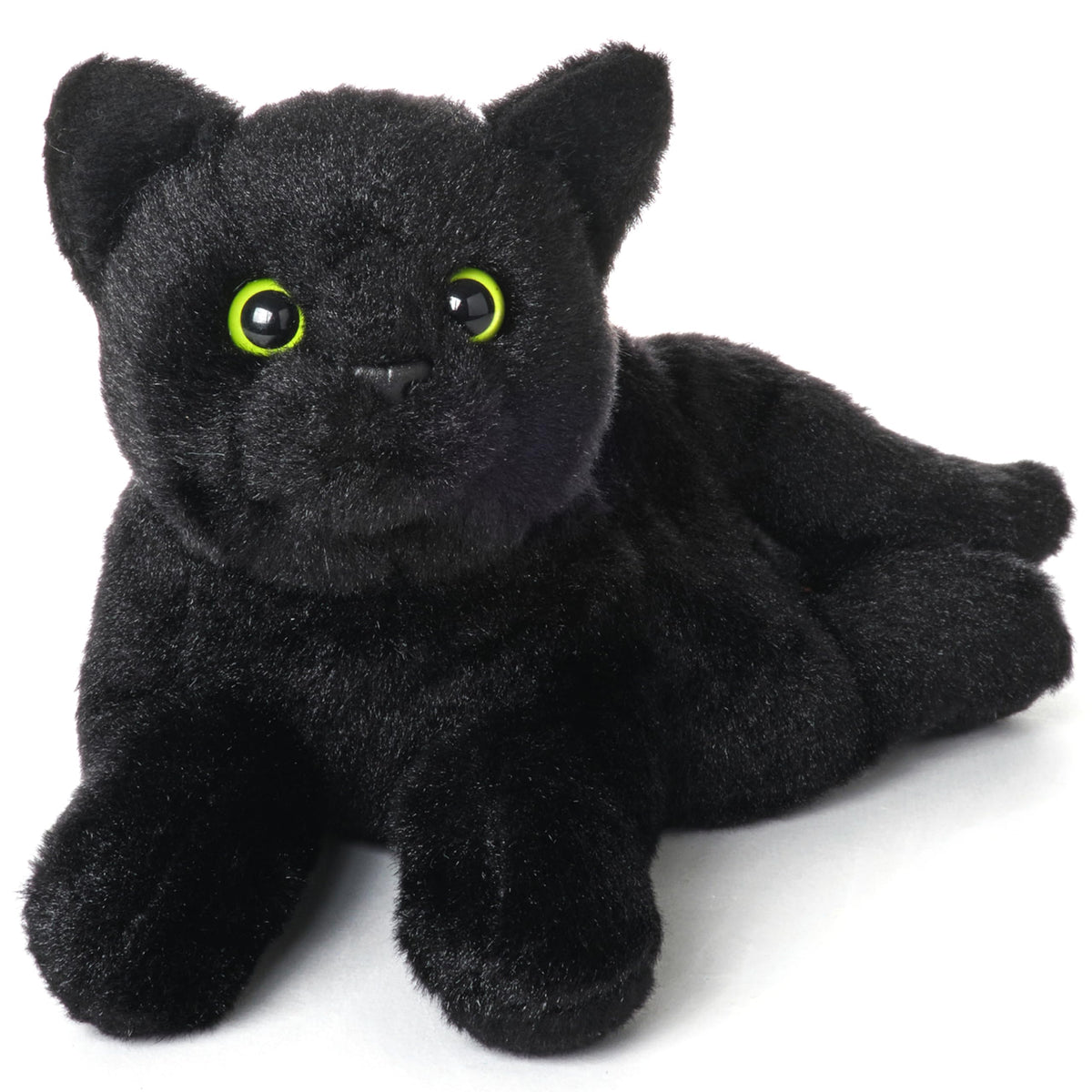 Bearington Lil' Jinx Black Cat Plush - 8" Realistic Black Cat Stuffed Animal Toy with Soft Fur and Lifelike Details - Adorable Kitty Plushies Gift for Kids, Toddlers, and Animal Lovers