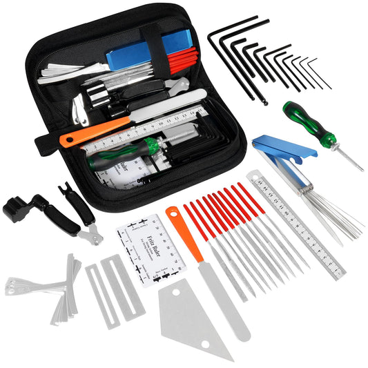 Frautron Guitar Setup Tool Kit with Carry Bag for Bass Ukulele Banjo