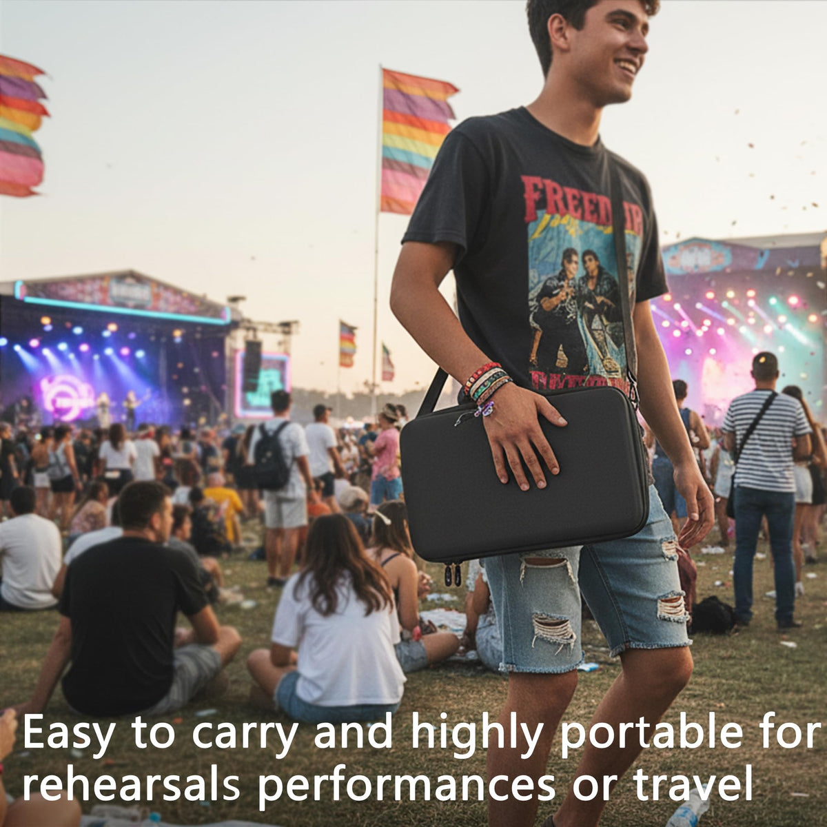 Musiin DJ Controller Case Compatible with Hercules DJControl Mix Ultra