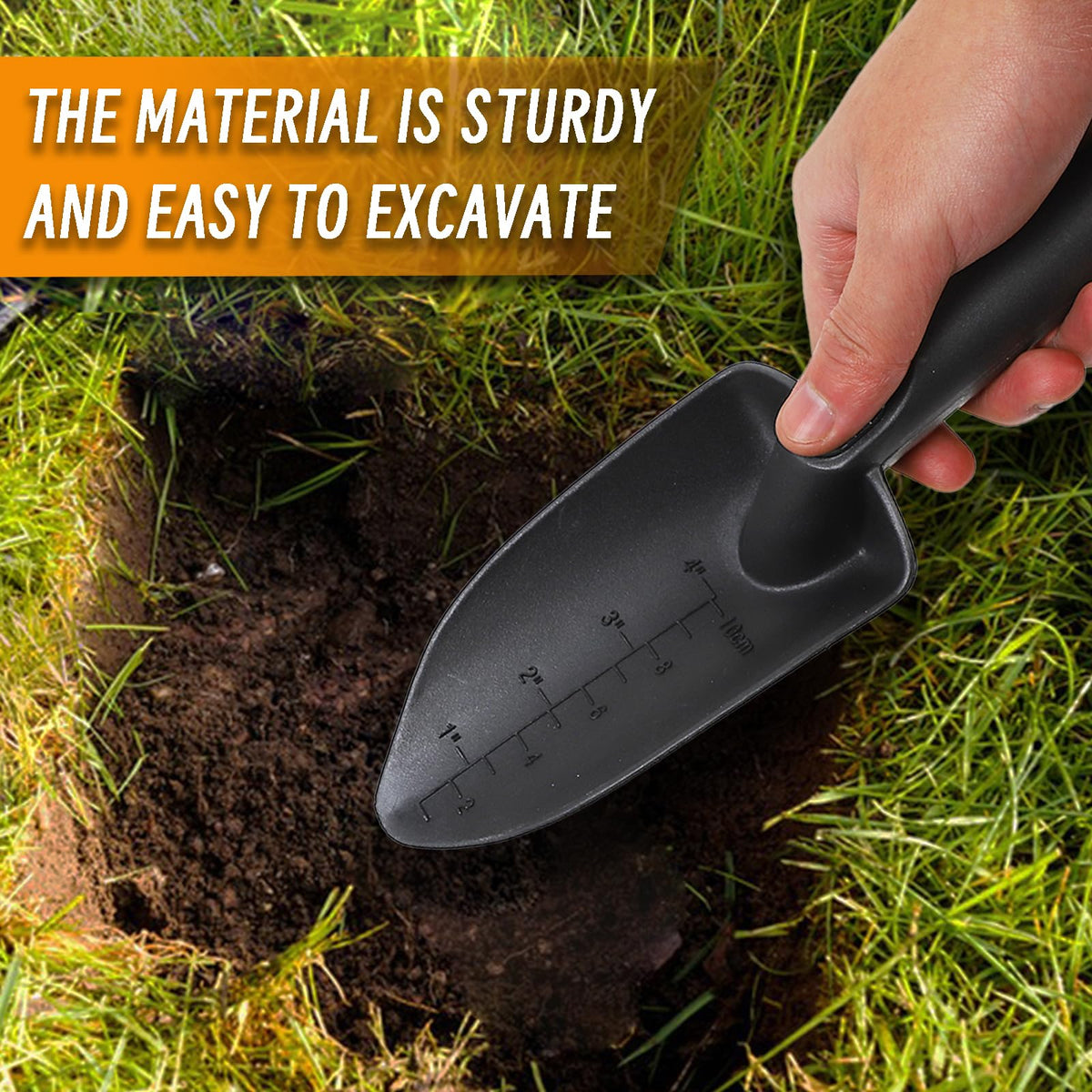 PSEBAY Sand Scoop for Metal Detecting, Metal Detector Tools Heavy Duty Digging Shovel and Sand Sifter for Beach Shelling