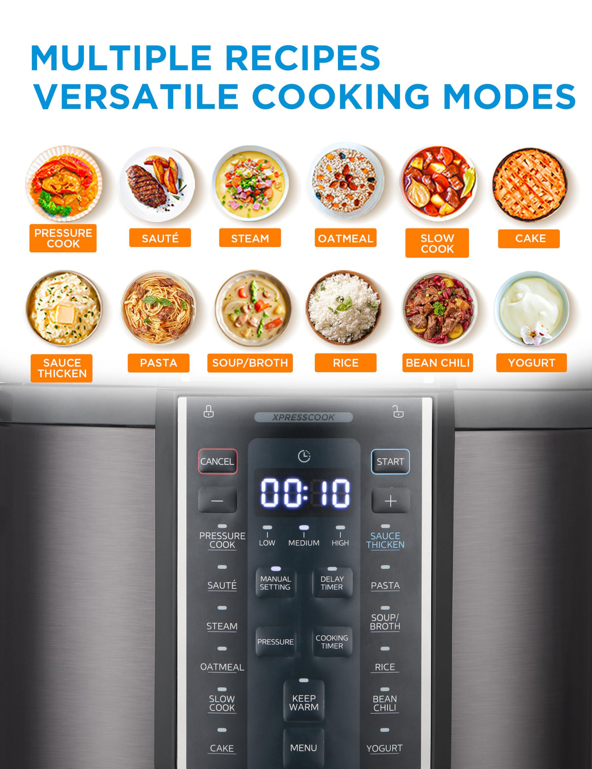 Midea 12-in-1 Electric Pressure Cooker