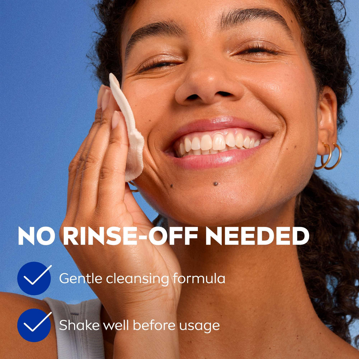 NIVEA Gentle Two‑Phase Eye & Makeup Remover – Bi‑Phase Formula Quickly Dissolves Stubborn & Waterproof Makeup, Ophthalmologist & Dermatologist Tested, Safe for Sensitive Eyes, 4.23 fl oz