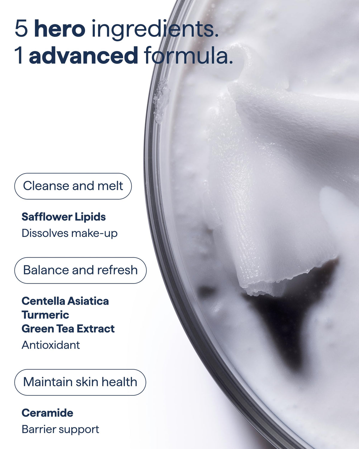 REMEDY for Pre-Cleansing, Derm Dissolve Cleansing Balm, Melts Makeup & SPF
