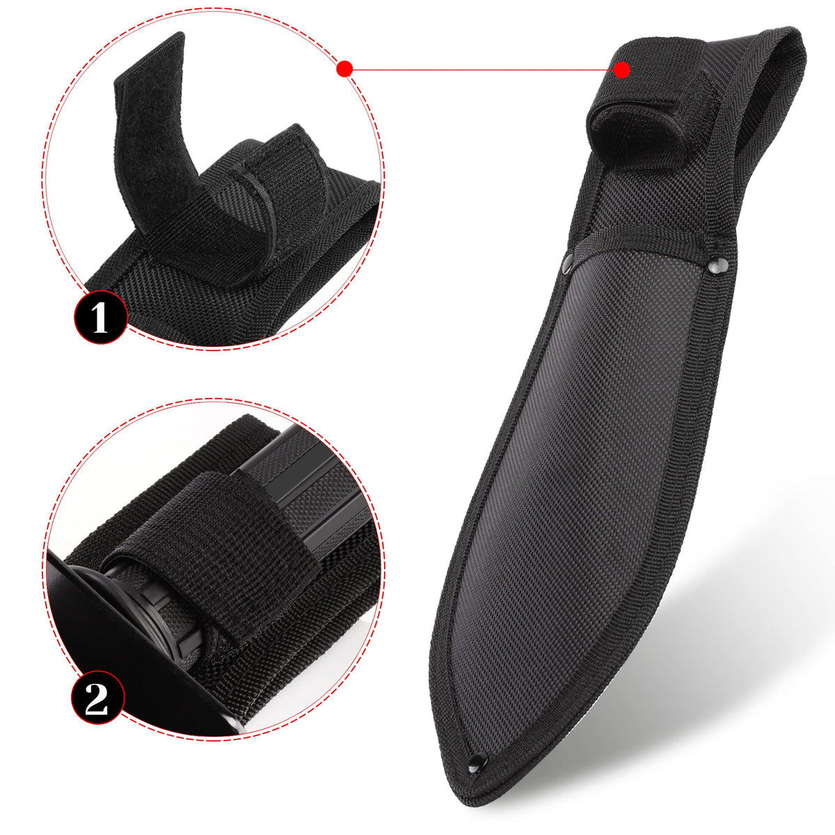 Kemaier Metal Detector Shovel, Heavy Duty Digging Tool for Accessories