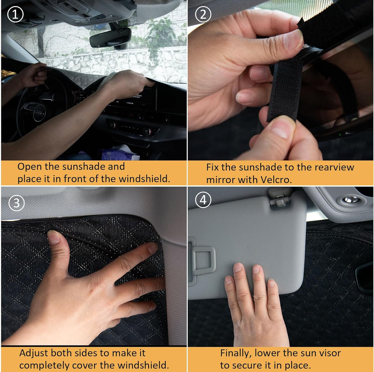 Car Windshield Sun Shade 5 Layers Thick for Subaru Forester SUV 2019-2024 2025 - Front Window Sunshade Sun Visor Accessories - Protector Vehicle Reflect UV Sun and Heat