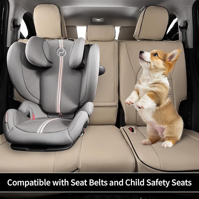 EKR Camry Seat Covers for Toyota Camry SE,XSE,SE Sport 2012-2017 (Not for Hybrid) Leather Car Seat Cover Full Set for Trucks SUV-Faux Leather ((Beige)
