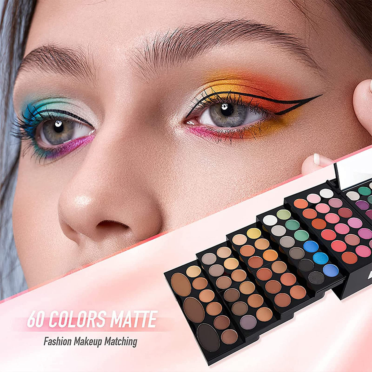 148 Colors Makeup Pallet,Professional Makeup Kit for Women Full Kit,All in One Makeup Sets for Women&Beginner,include Eyeshadow,Lipstick,Eyeliner,Concealer,makeup brush(045 Set-Black)