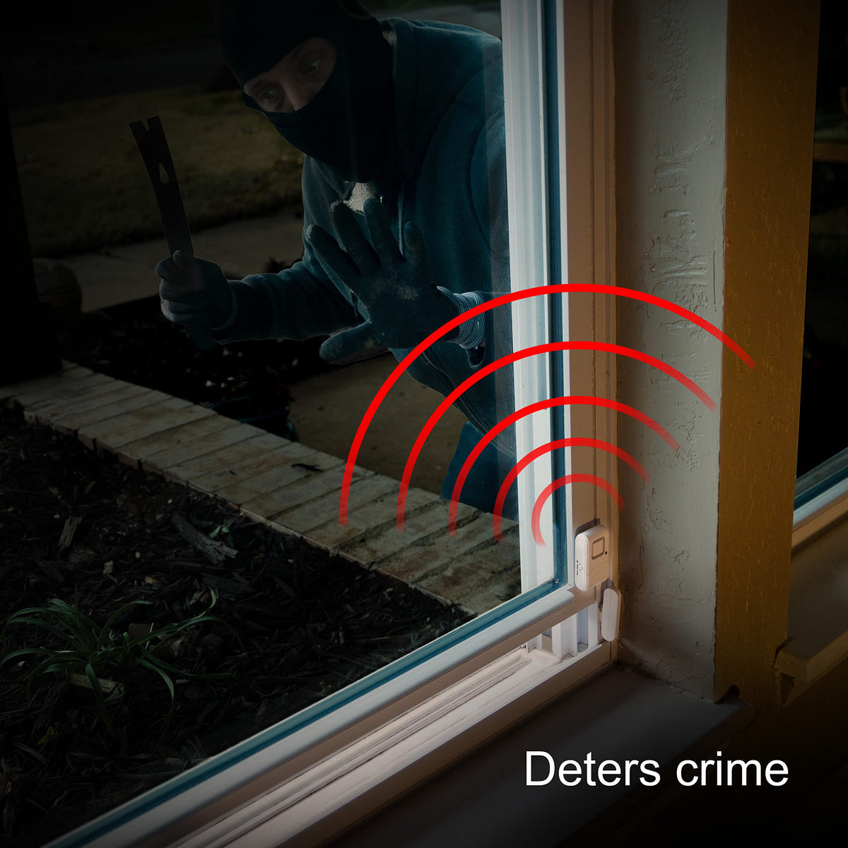 UltraPro Personal Security Window and Door Alarm, 6 Pack, Wireless Chime