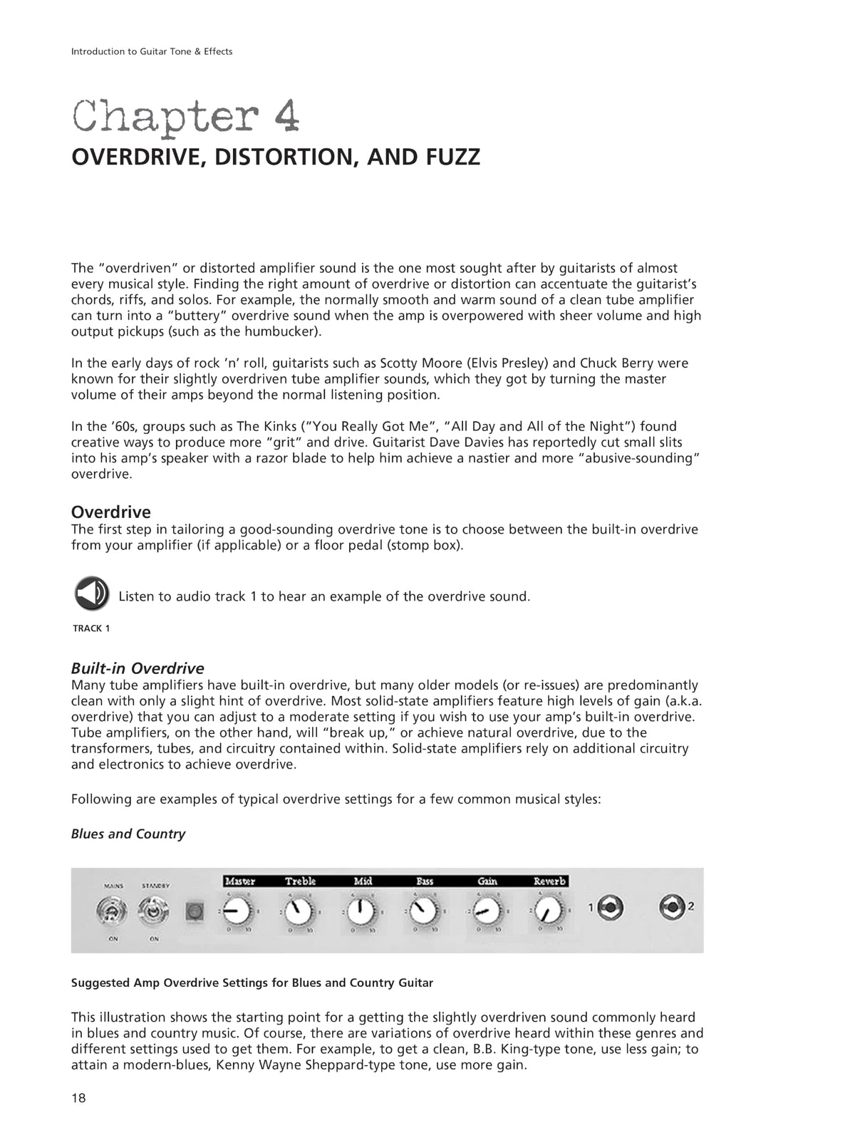 Introduction to Guitar Tone & Effects - 2nd Edition by David M. Brewster | Electric Guitar Tone and Effects Instruction Book with Online Audio | Amplifiers, Pedals, Processors & Sound Design Guide