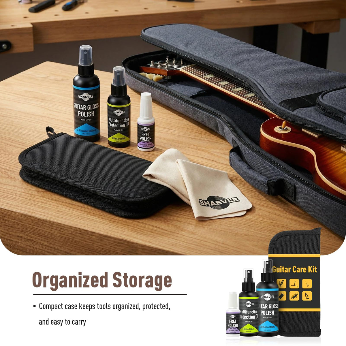 Shaevle Guitar Cleaning & Repair Kit