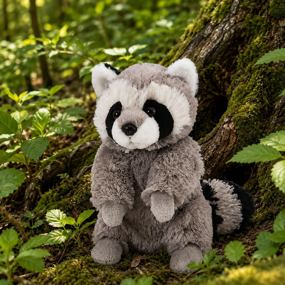 Wild Republic Raccoon Plush, Stuffed Animal, Plush Toy, Gifts for Kids, Cuddlekins 8 Inches