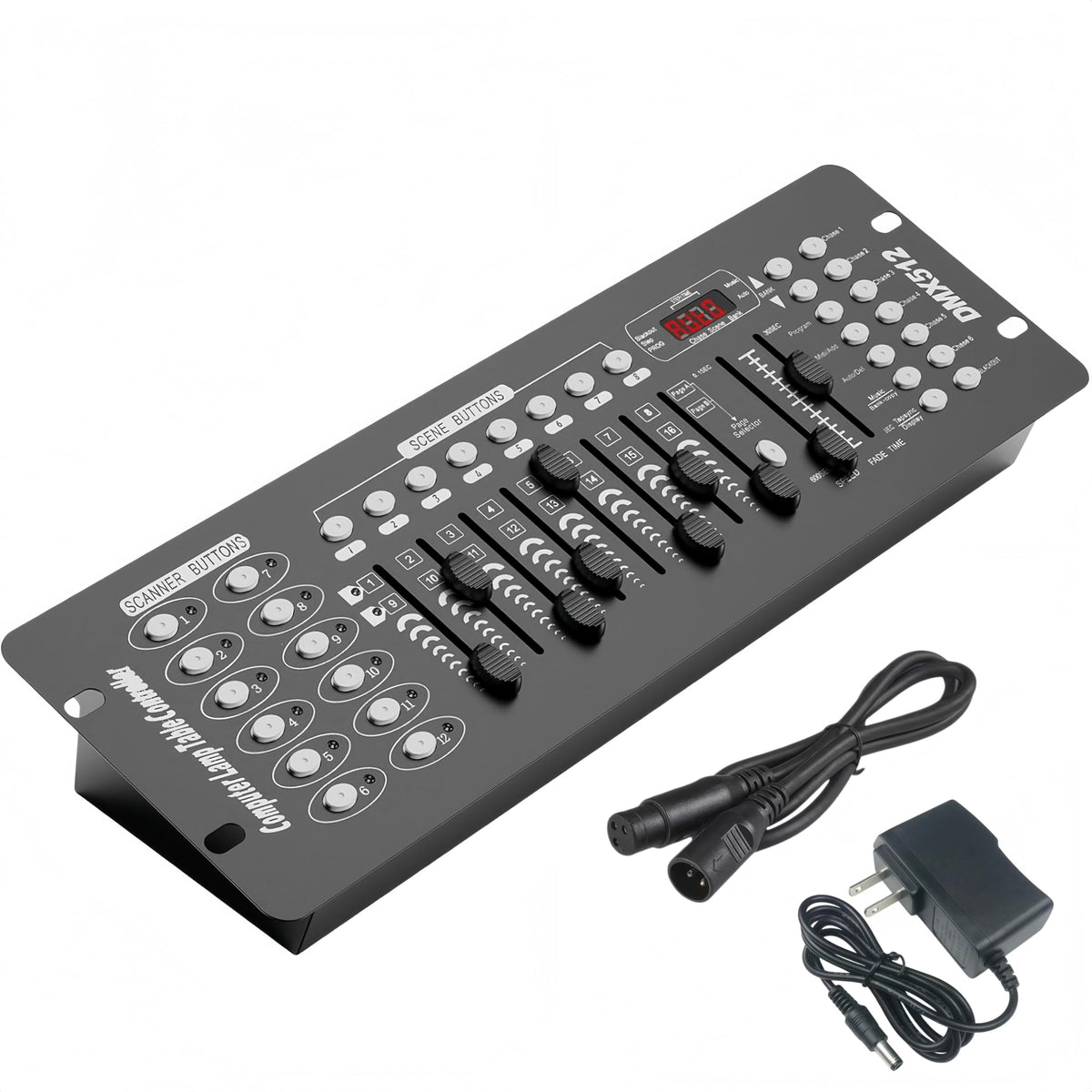 JCYW FLODY 192 DMX Controller for DJ Lights, DMX512 Stage Lighting Console