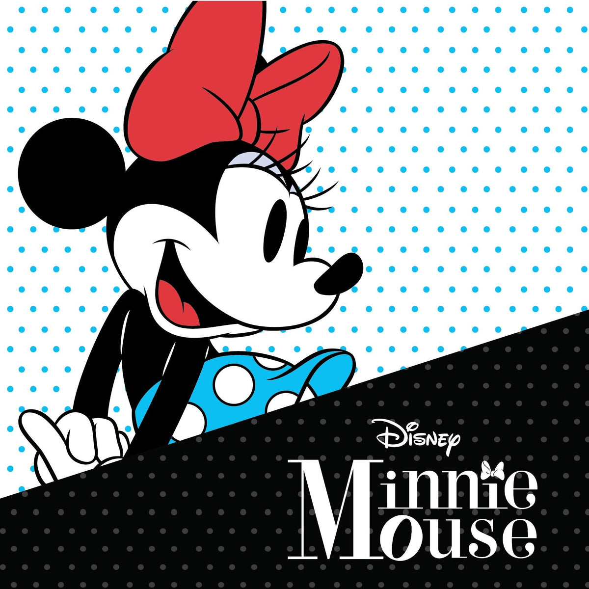 Disney Minnie Mouse October Birthstone Necklace (October - Fuchsia Crystal)