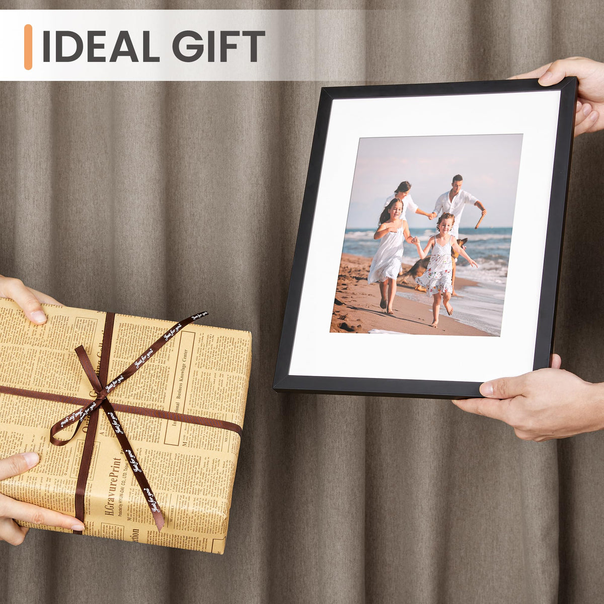 upsimples Black 11x14 Picture Frame