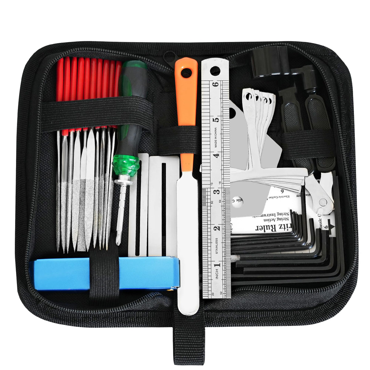 Frautron Guitar Setup Tool Kit with Carry Bag for Bass Ukulele Banjo