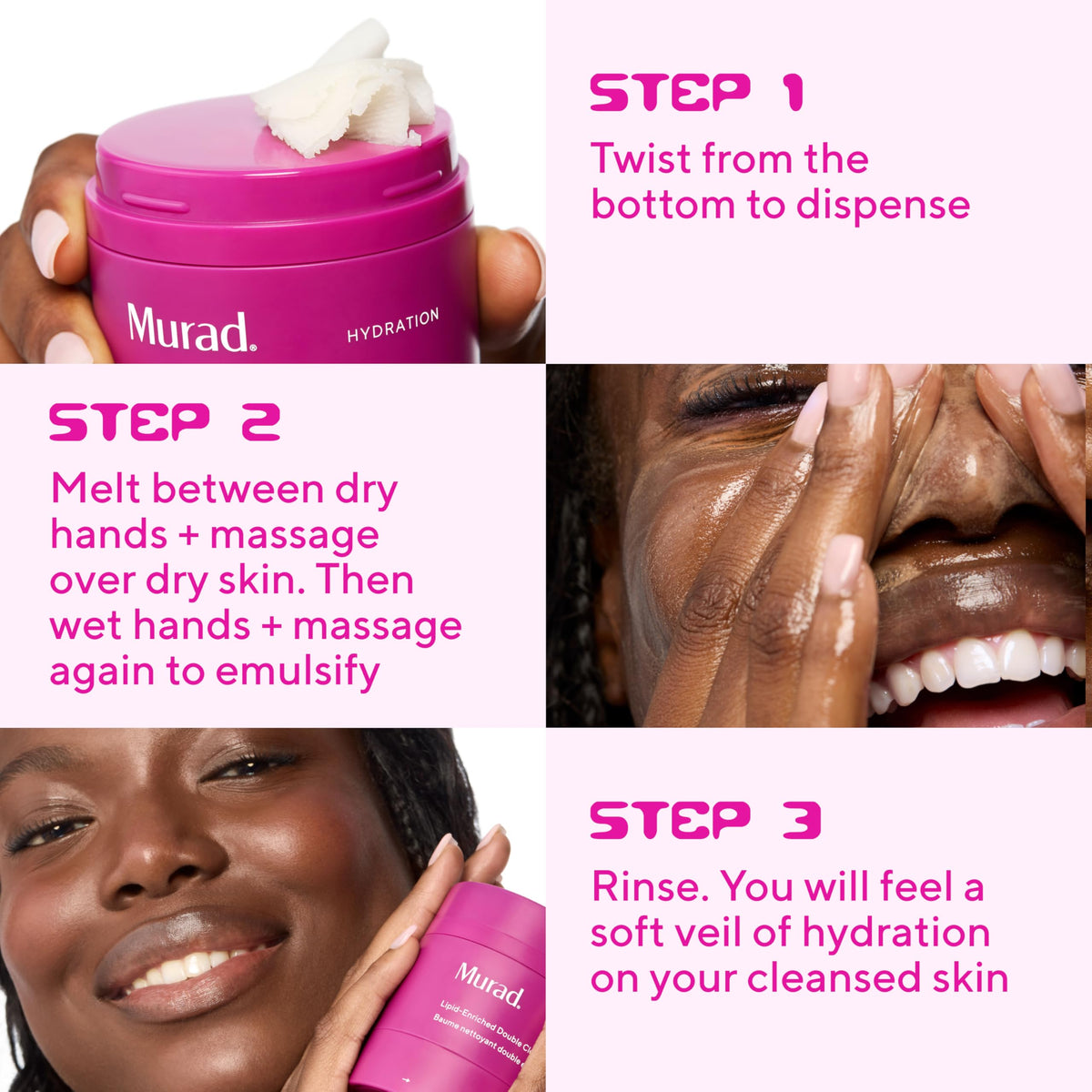 Murad Lipid-Enriched Double Cleansing Balm - Camellia Oil - 1.7 Fl Oz