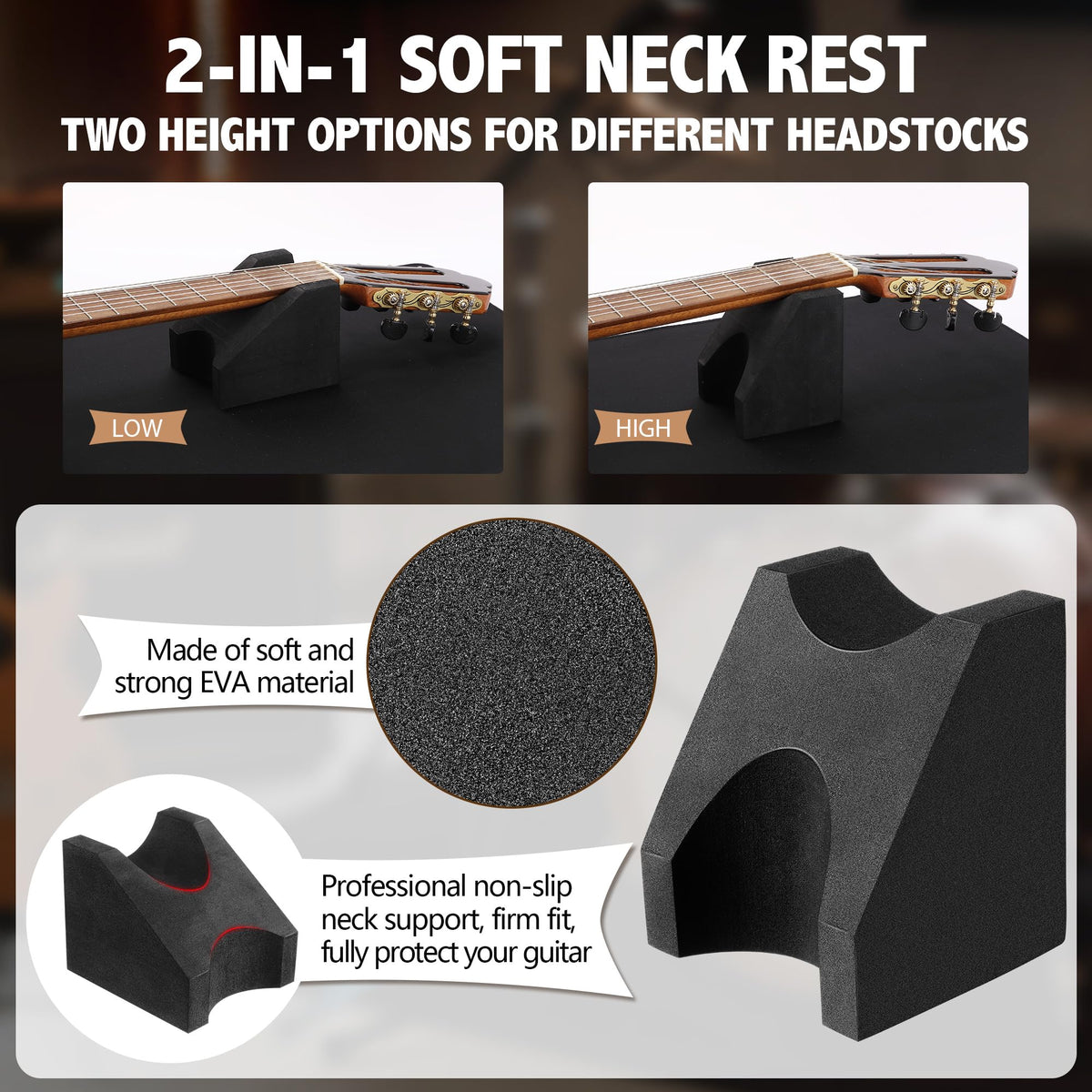 Guitar Mat & Guitar Neck Rest Kit, Luthier Repair Tools