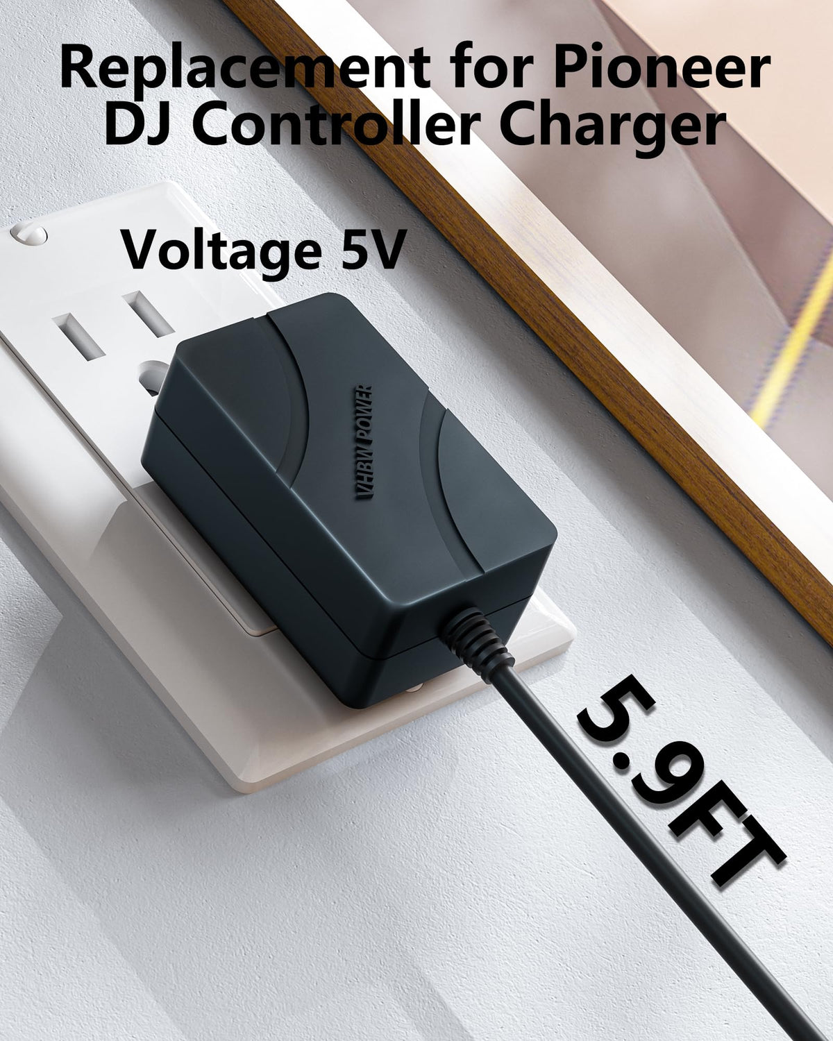 Replacement for Pioneer DJ Controller Charger Compatible with Pioneer Pro DDJ-SX3 DDJ-SX2 DDJ-SX1 DDJ-SX Mixer Switching Transformer Power Adapter Cord