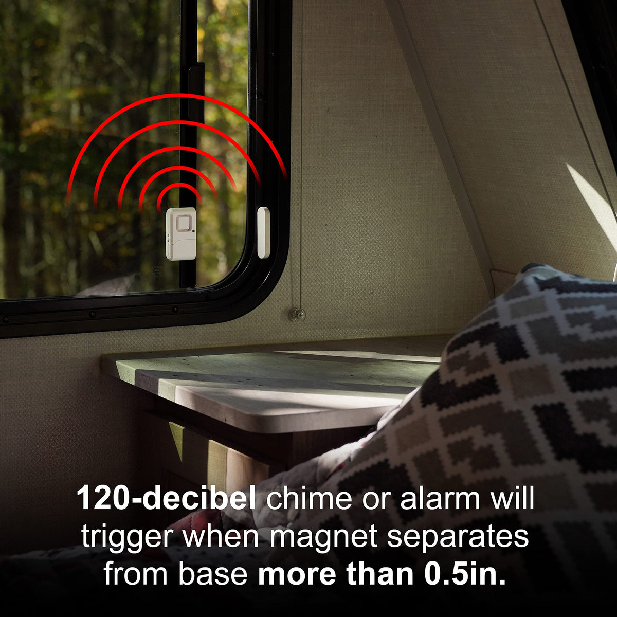UltraPro Personal Security Window and Door Alarm, 6 Pack, Wireless Chime
