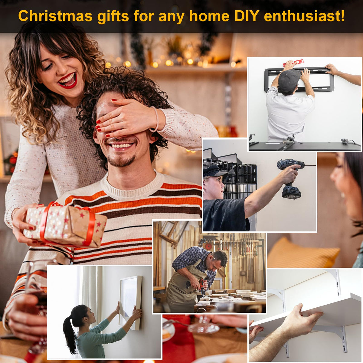 Stud Finder Wall Scanner - 5 in 1 Stud Finder Tool w/Smart Chip and HD LCD Display, Stud Detector Beam Finders for the Center and Edge of Wood AC Wire Metal Studs Joist Pipe (‎‎grayish)