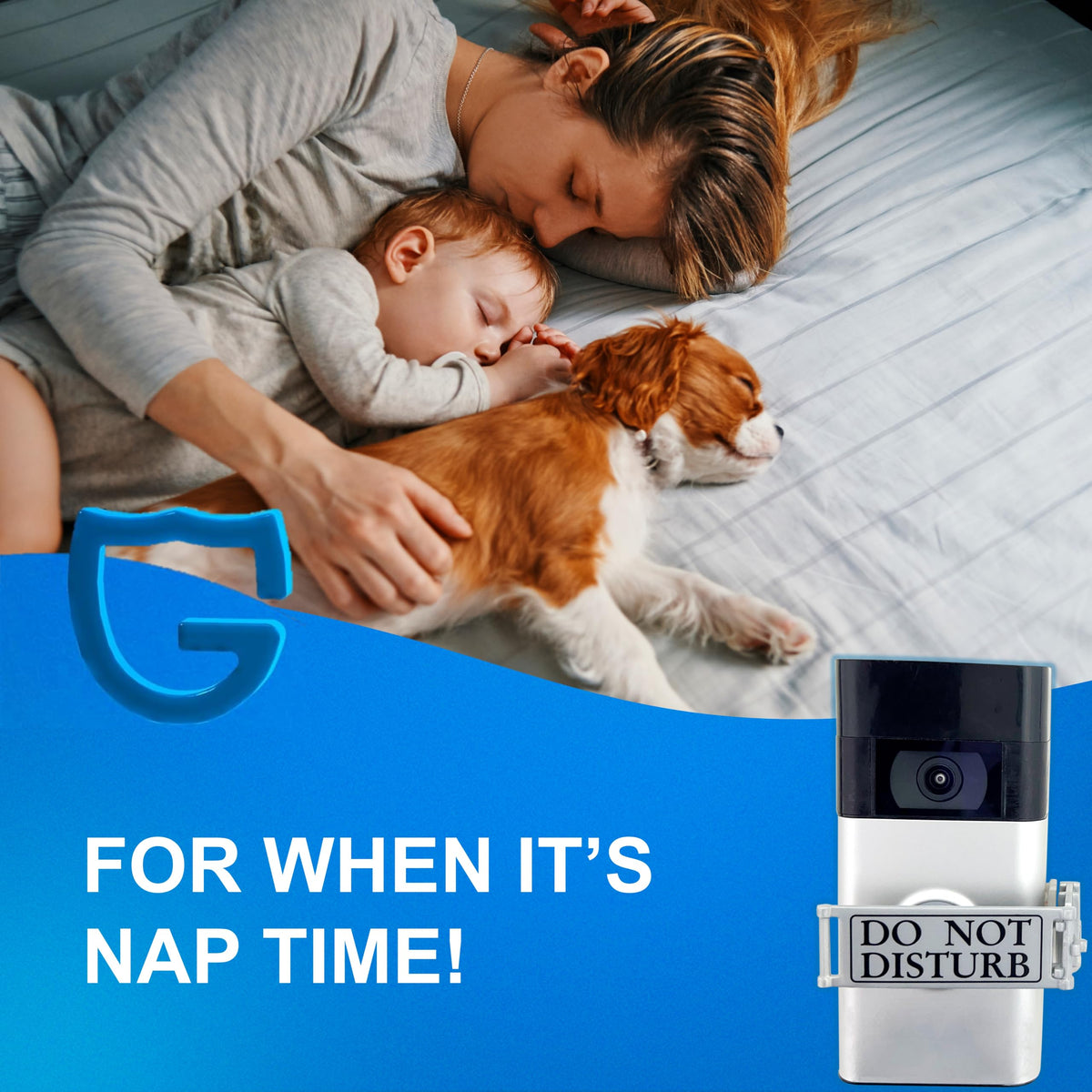 Nap Guardian The Original No Soliciting Doorbell Cover, Universal Fit