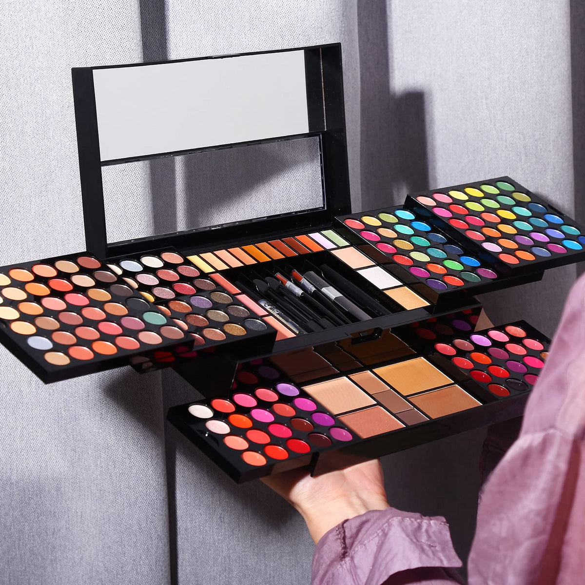 CHARMCODE 186-Color All-in-One Makeup Kit with Mirror
