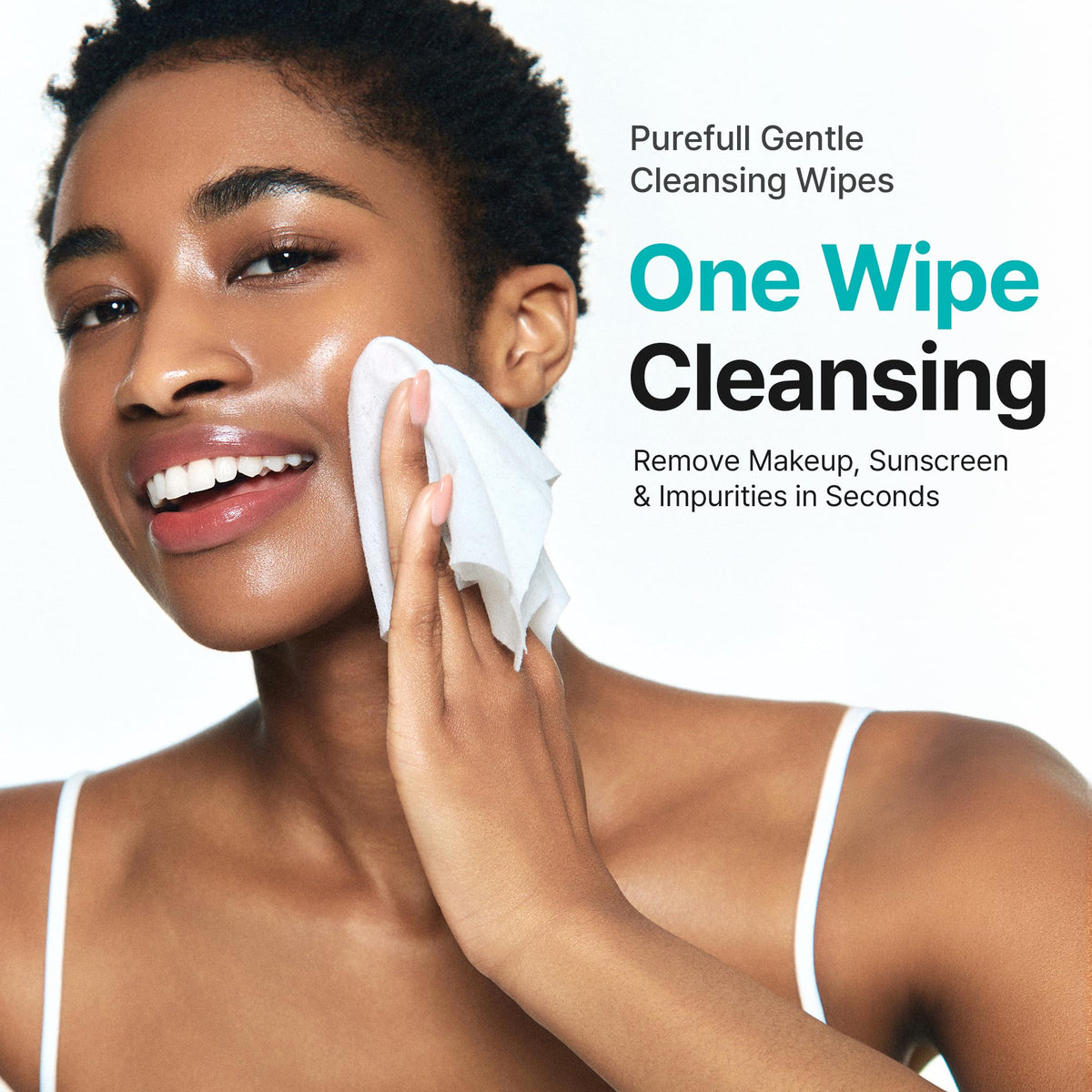 Ariul Purefull Gentle Cleansing Wipes – Soothing & Hydrating Makeup Remover Wipes, Non-Sticky Fresh Finish (15 Sheets x 6 Pack)