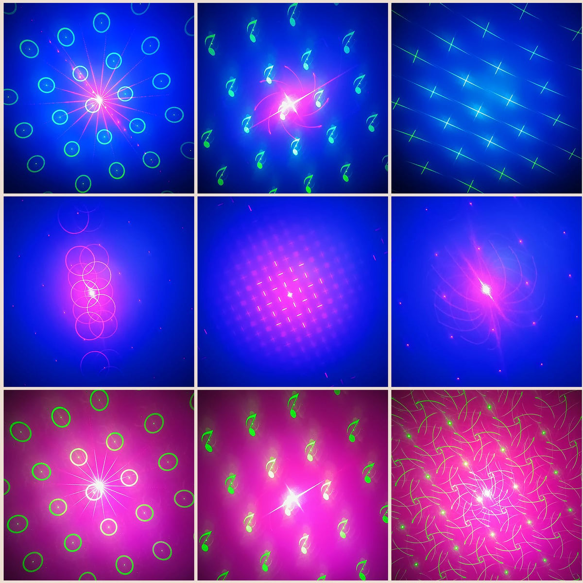 Yiixuyo - DJ Disco Ball Party Lights with Sound-Activated Remote