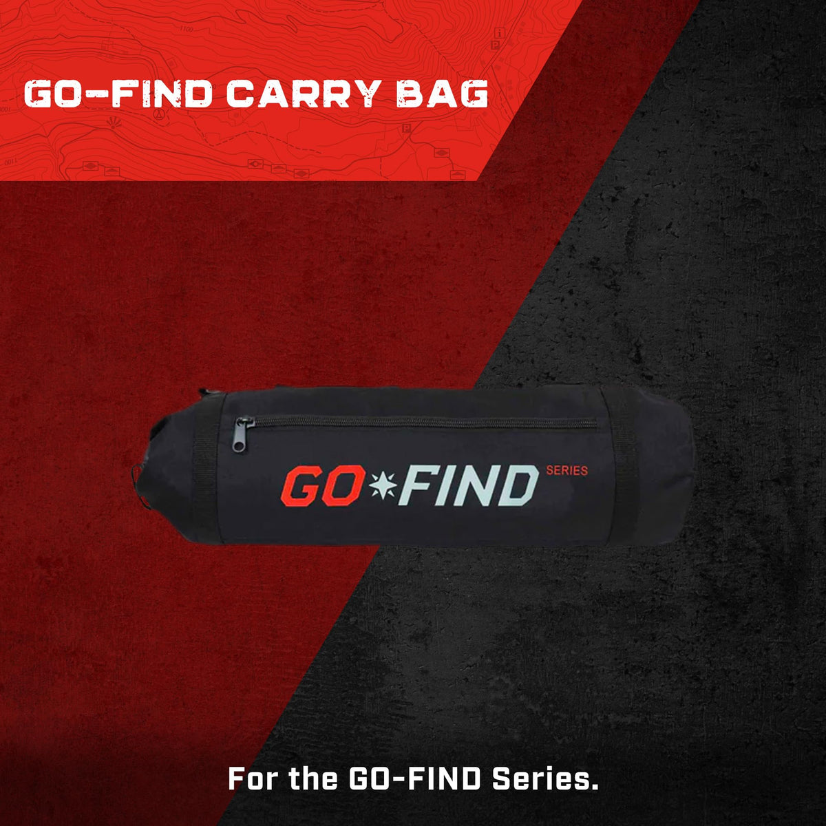 MINELAB GO-FIND Metal Detector Carry Bag with Pocket and Padded Shoulder Strap