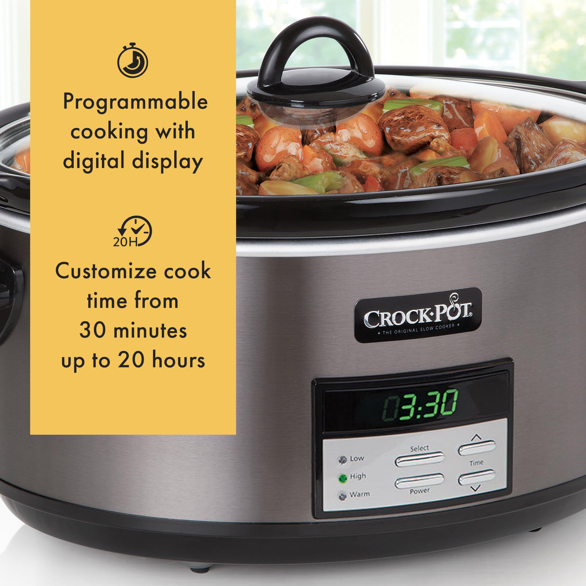 Crock-Pot 8-Quart Programmable Slow Cooker