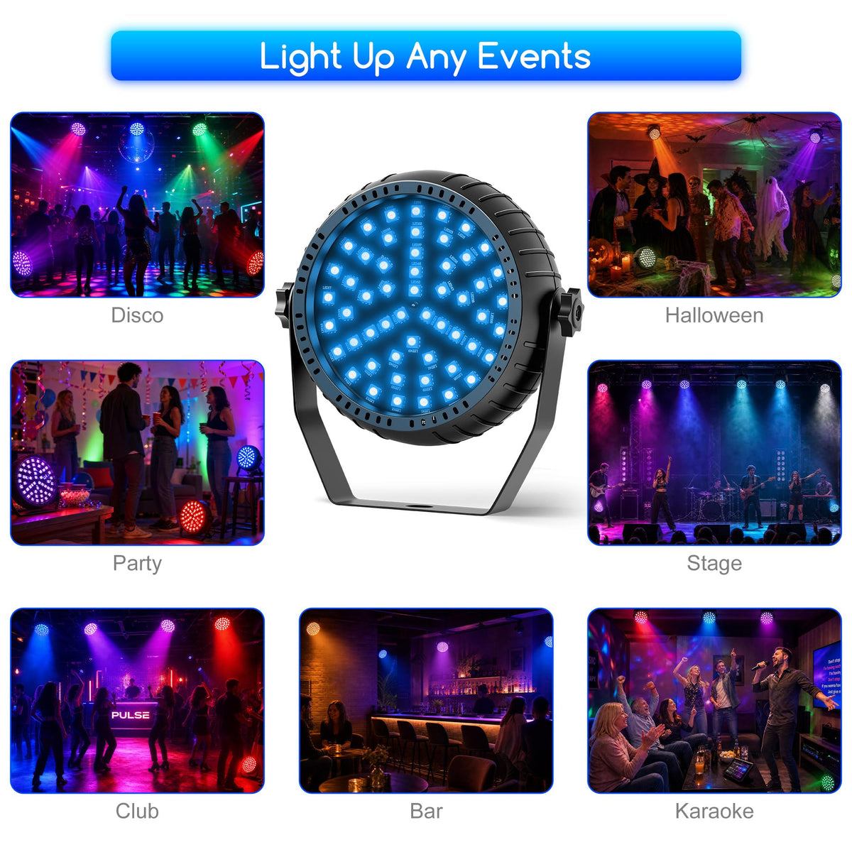 ClypsoReign Strobe Lights Halloween, Mini Strobe Light for Parties 2Pack