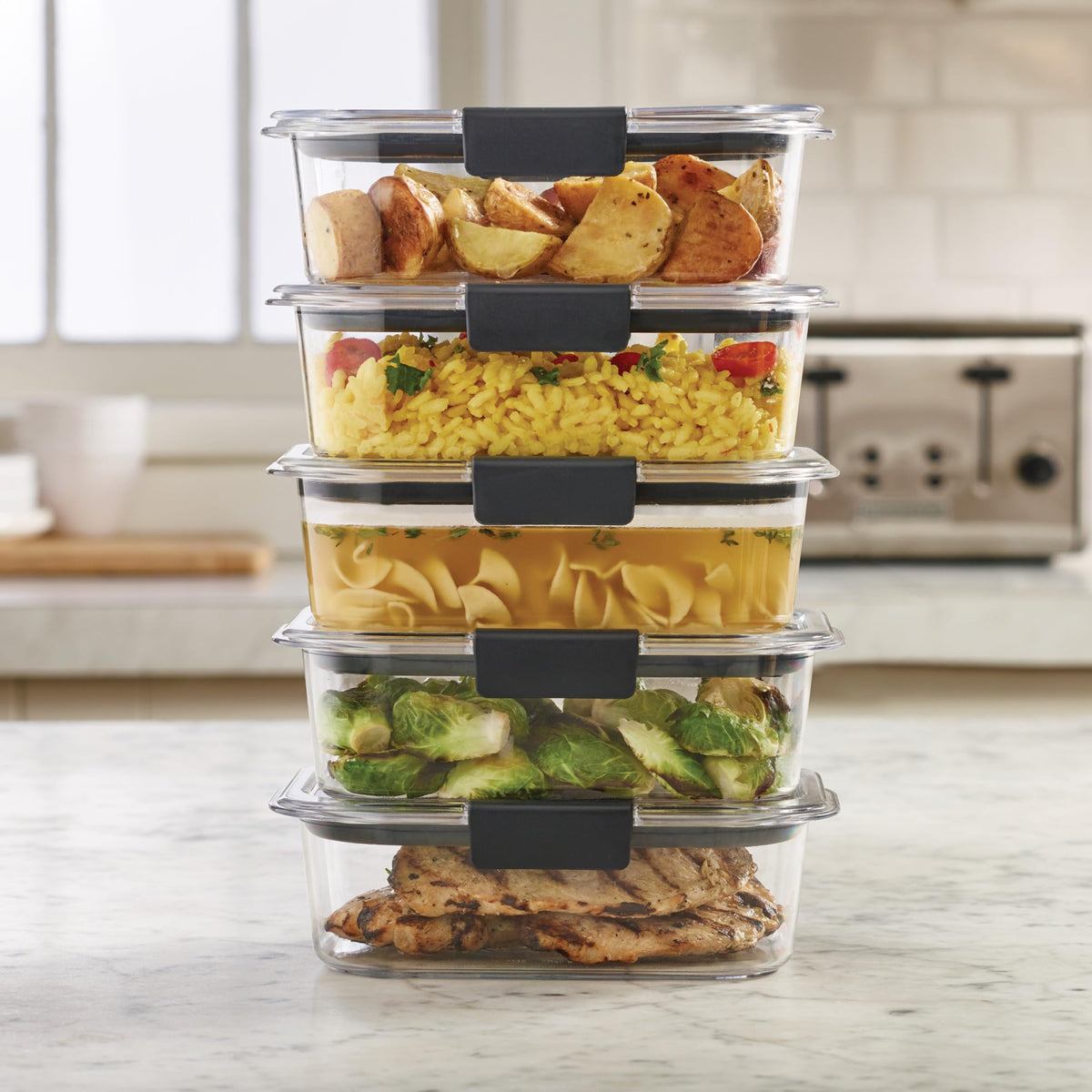 Rubbermaid Brilliance Food Containers